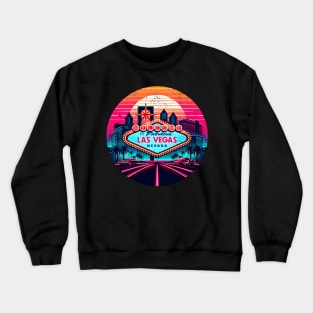 Sunset over Las Vegas Crewneck Sweatshirt